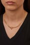 Heliophilia Silver Collar de Metal Dorado